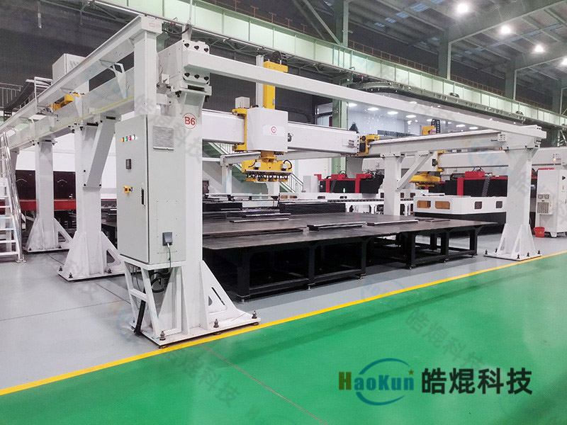 三轴桁架机器人应用于南京钢铁厂